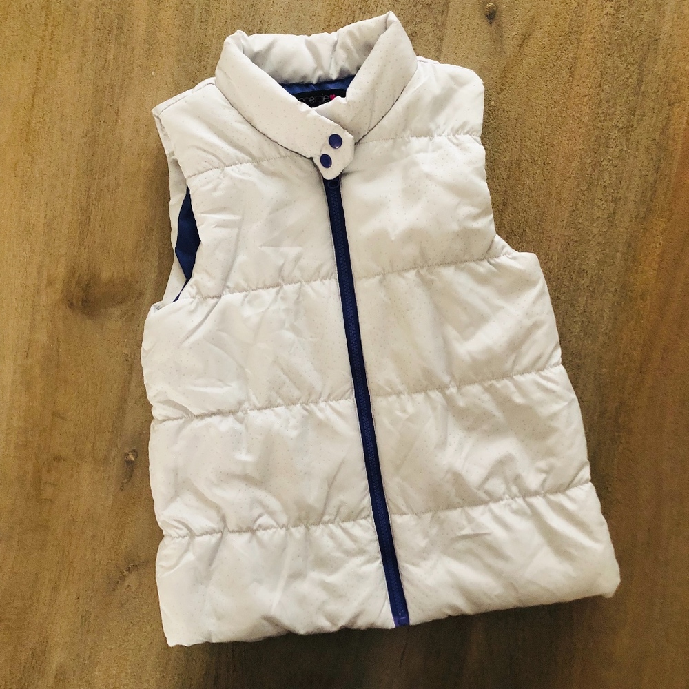 Light Gray Puffer Vest -P2
